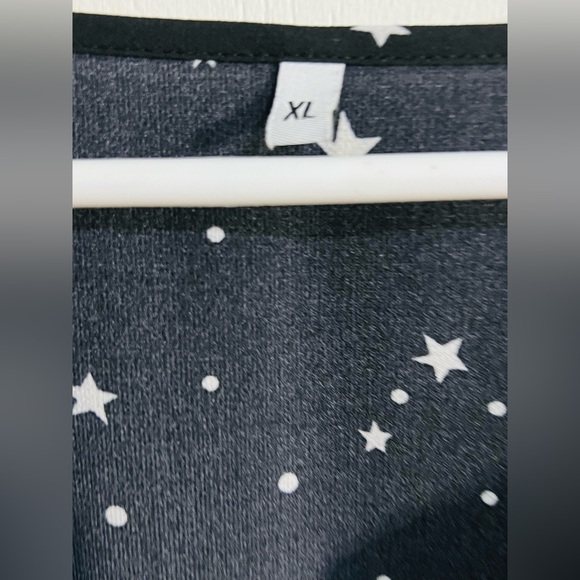 Black with White Stars Ritera Dress - Picture 3 of 6